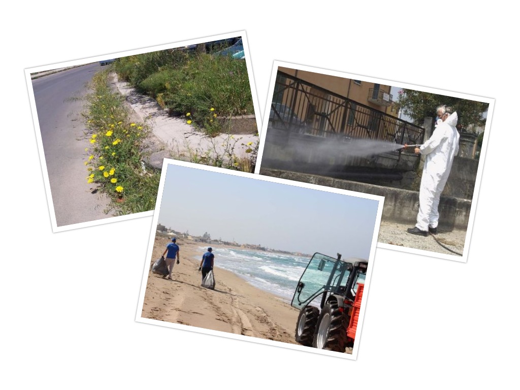 Avviata disinfestazione, pulizia spiagge e scerbatura a Sciacca