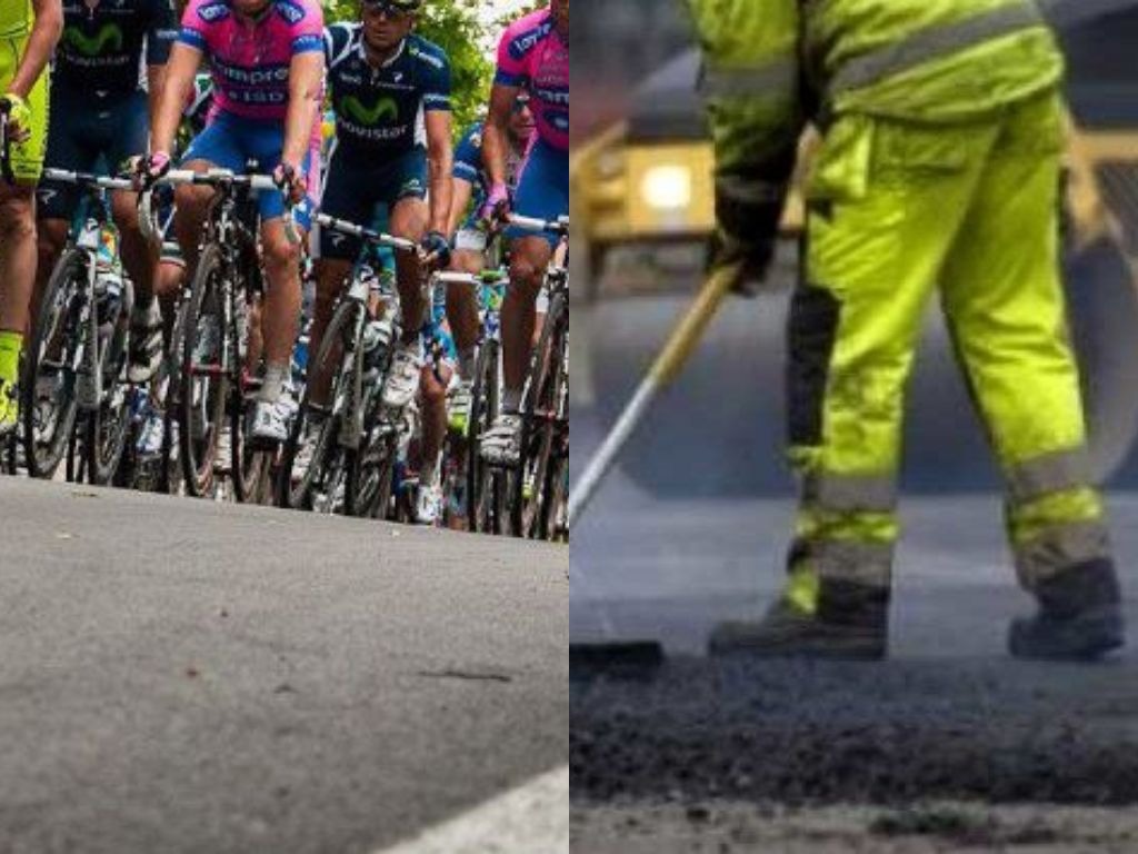 Arriva il Giro, corsa di Girgenti Acque e Comune a ripristinare il manto