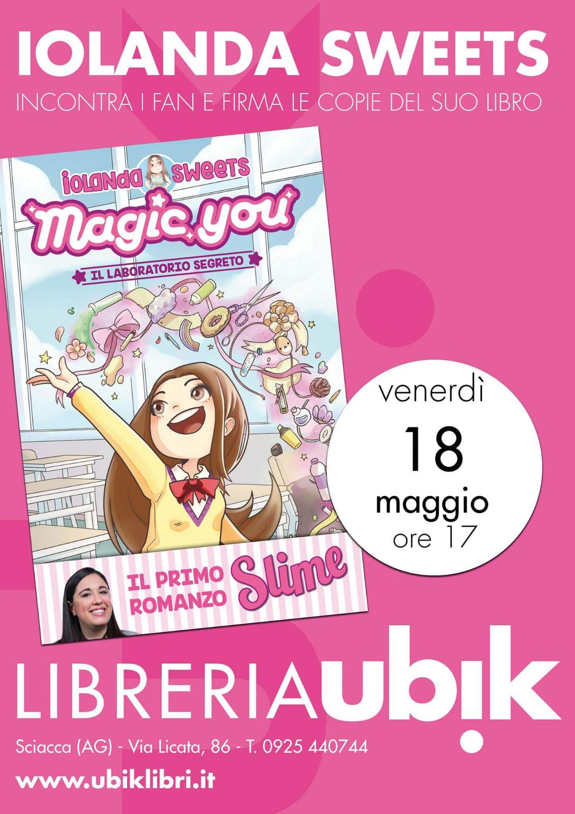 Firmacopie di Iolanda Sweets da Ubik, la youtuber creatrice di smell che fanno impazzire i più piccoli