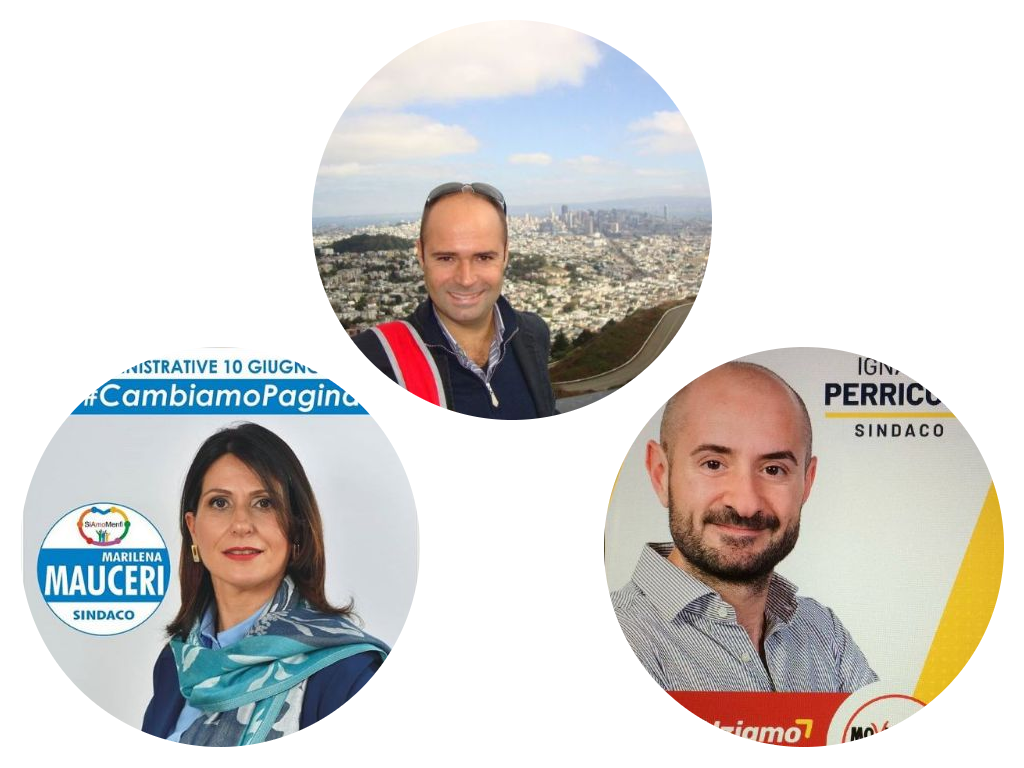 Si anima il dibattito politico a Menfi, domenica comizi in via della Vittoria. Nell'ordine: Perricone, Ferraro e Mauceri