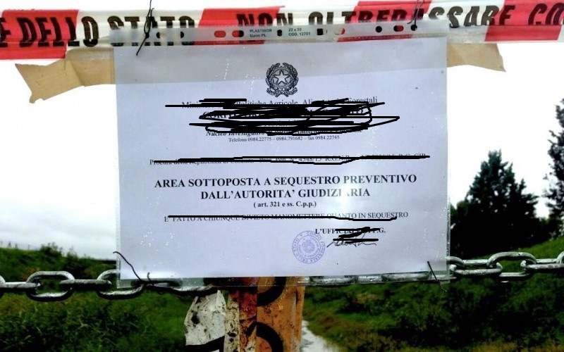 Sequestrata discarica abusiva di rottami in contrada Raganella