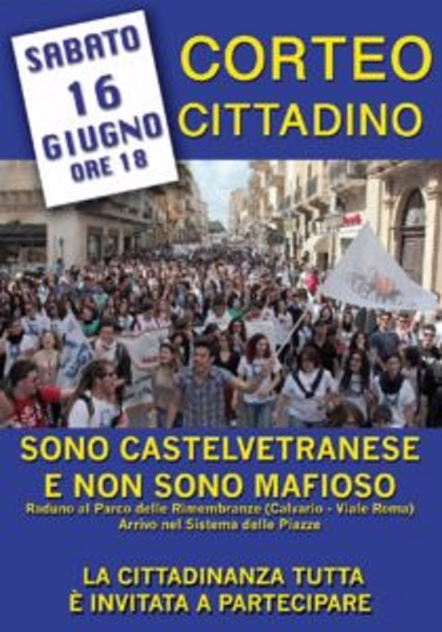 Sabato a Castelvetrano corteo antimafia. Non ci saranno i commissari del Comune. E non solo loro