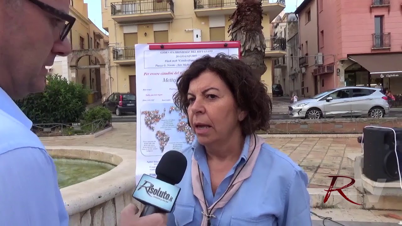 Flash Mob di solidarietà a Sciacca nella giornata del rifugiato
