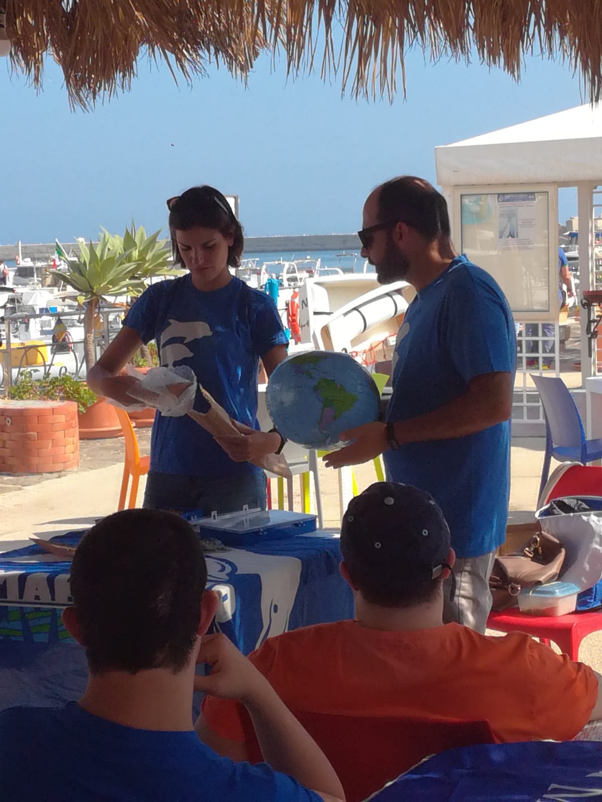 La Lega Navale di Sciacca ospita i laboratori dell'associazione Marevivo per il gruppo di Crescere Insieme
