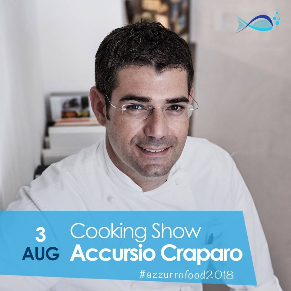 Cooking Show dello chef stellato saccense Accursio Craparo all'Azzurro Food
