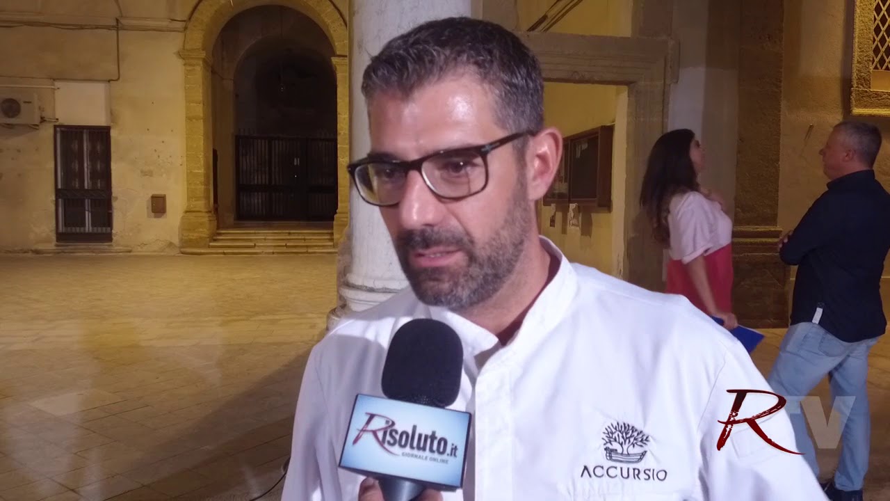 Lo chef stellato Accursio Craparo ai fornelli  di Azzurro Food: "Un mio ristorante a Sciacca? Perché no"