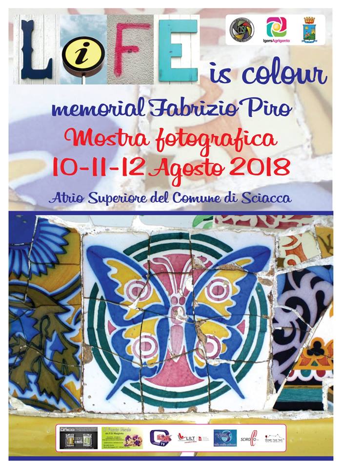 "Life is colour", quarta edizione della mostra dedicata a Fabrizio Piro