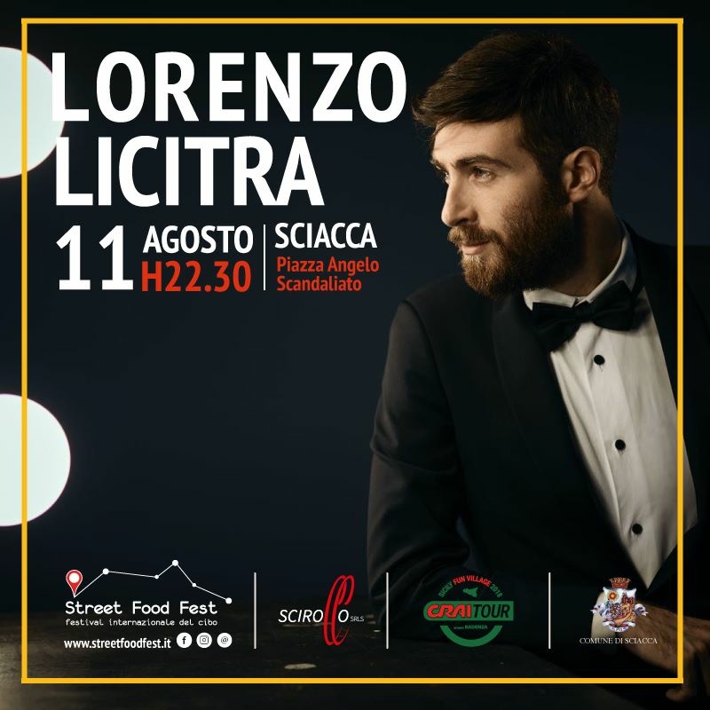 Street Food, talk show e il vincitore di X Factor Lorenzo Licitra per la quarta serata