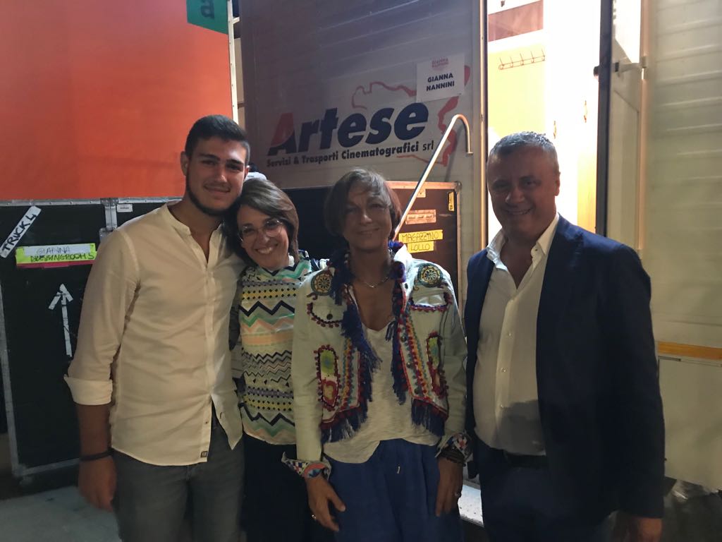 Tutto pronto per la notte della Nannini, breve incontro con la sindaca prima dello show