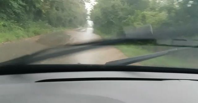 I danni alla Fondovalle dopo la bomba d'acqua di oggi pomeriggio  (video)