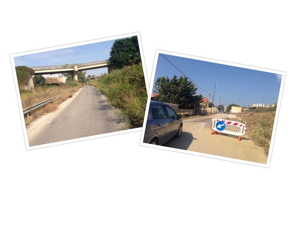Sciacca sottovaluta la sicurezza stradale, soltanto una strettoia per raggiungere alcune spiagge