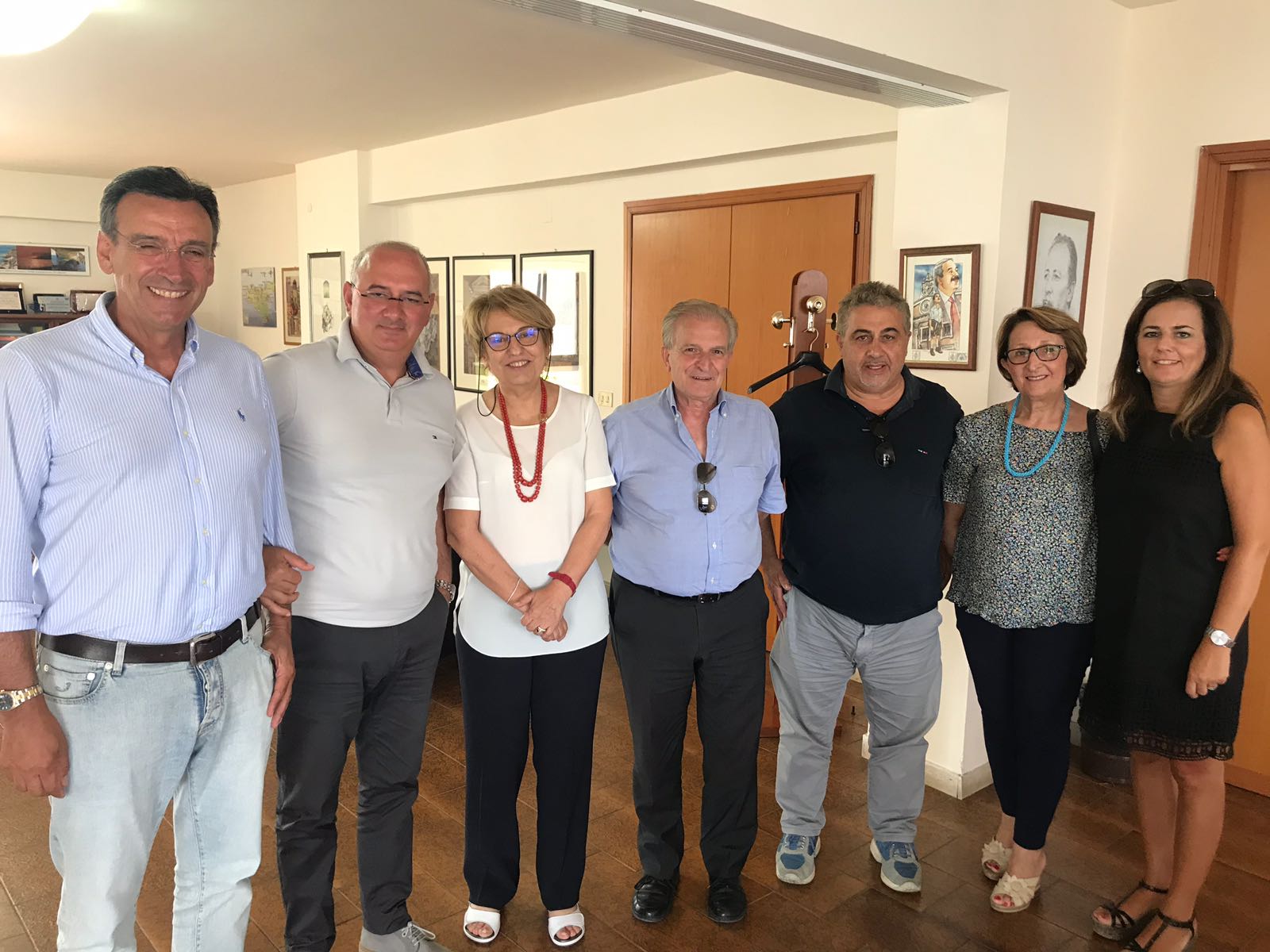Delegazione di Caltabellotta all'Ufficio Scolastico Regionale per chiedere una classe di scuola secondaria per la frazione di Sant'Anna, Gaspare Sala: "Sono fiducioso"