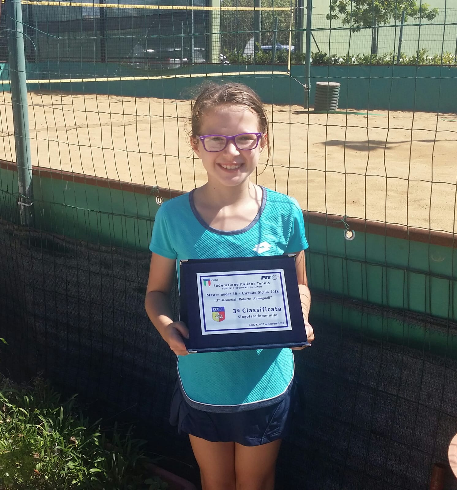 Tennis. La saccense Alice Sclafani terza al Master Regionale Under 10 di Gela