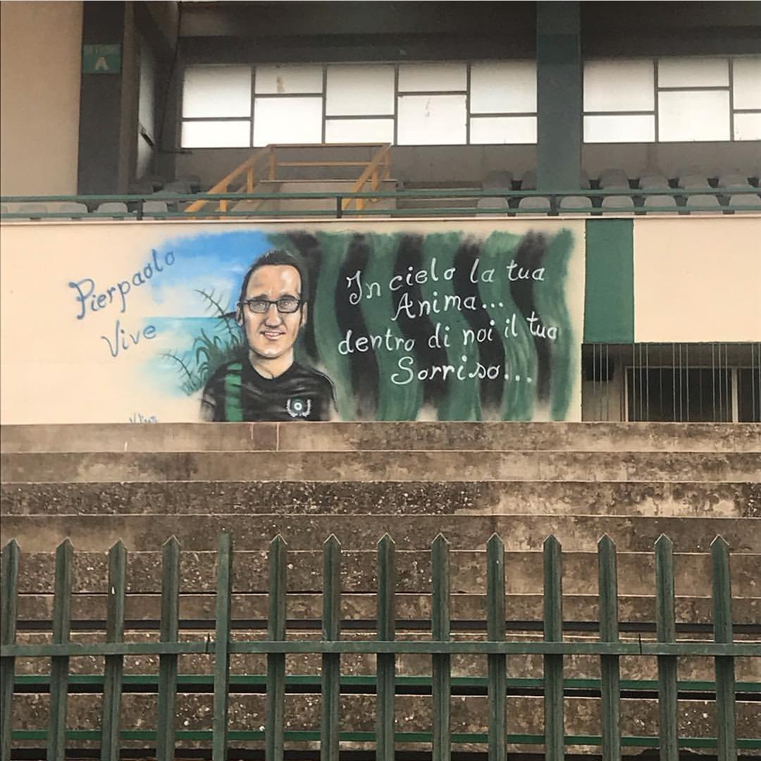 Un murales al Gurrera in ricordo di Pierpaolo Ruffo