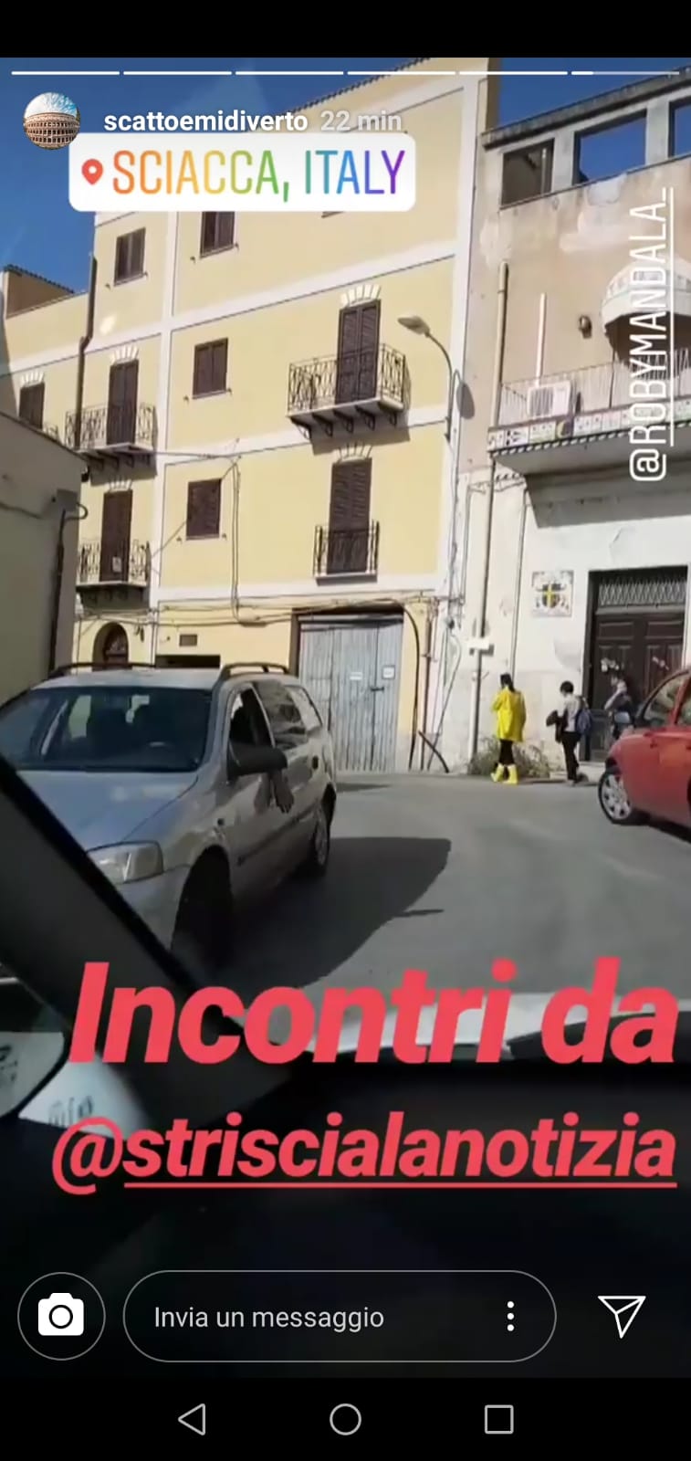 L'inviata di Striscia Stefania Petyx avvistata a Sciacca e a Ribera