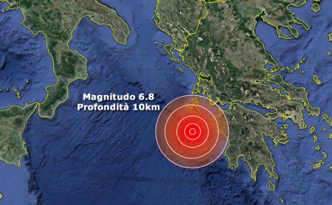 Terremoto in Grecia, allerta tsunami anche in Sicilia