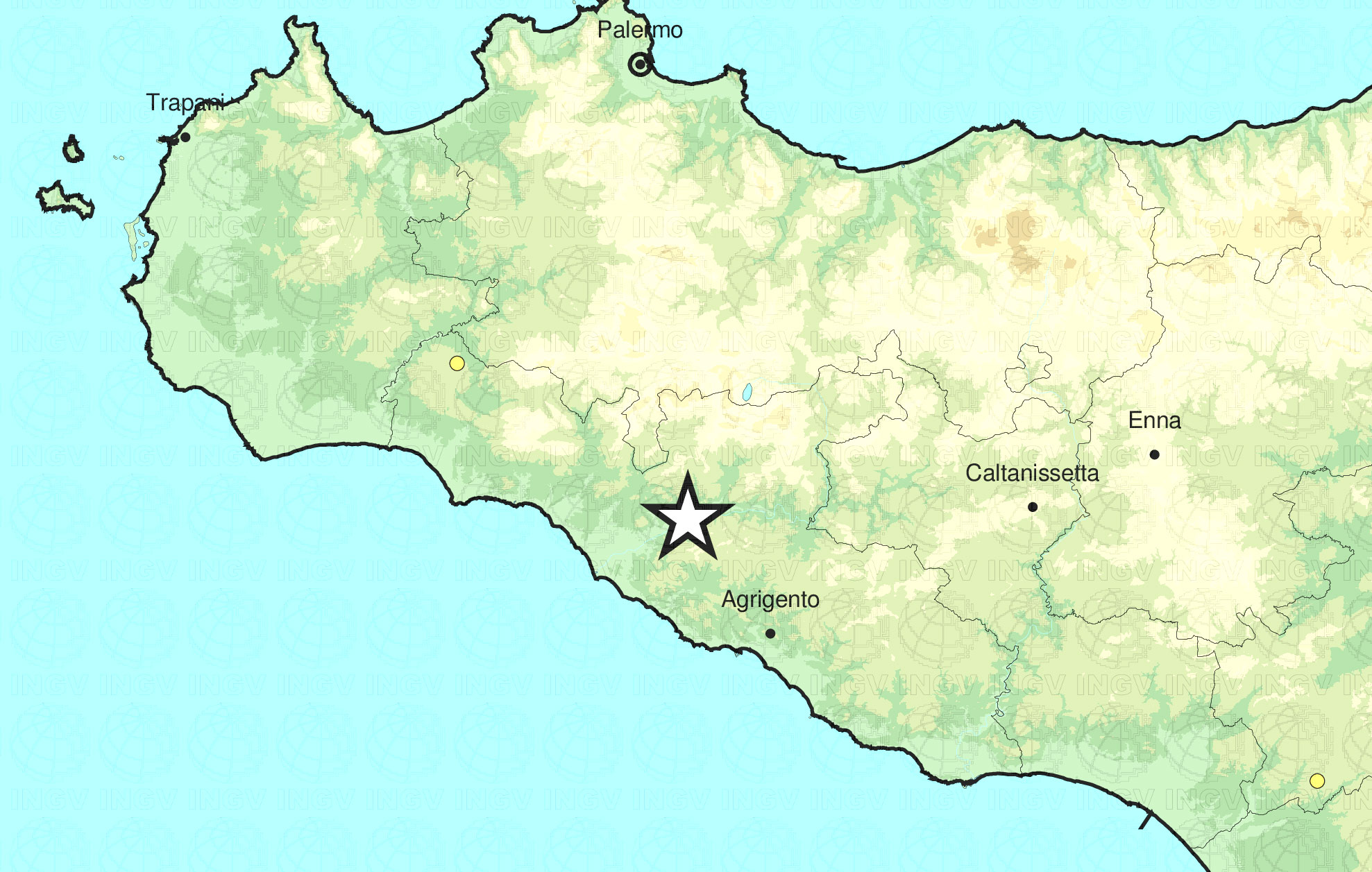 Piccola scossa a Cianciana. Trema la terra anche a Ragusa e nel catanese