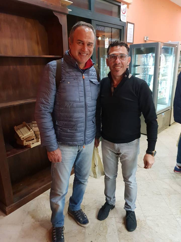 Una "cucchitella" anche per Cabrini, offerta da Alberto Todaro