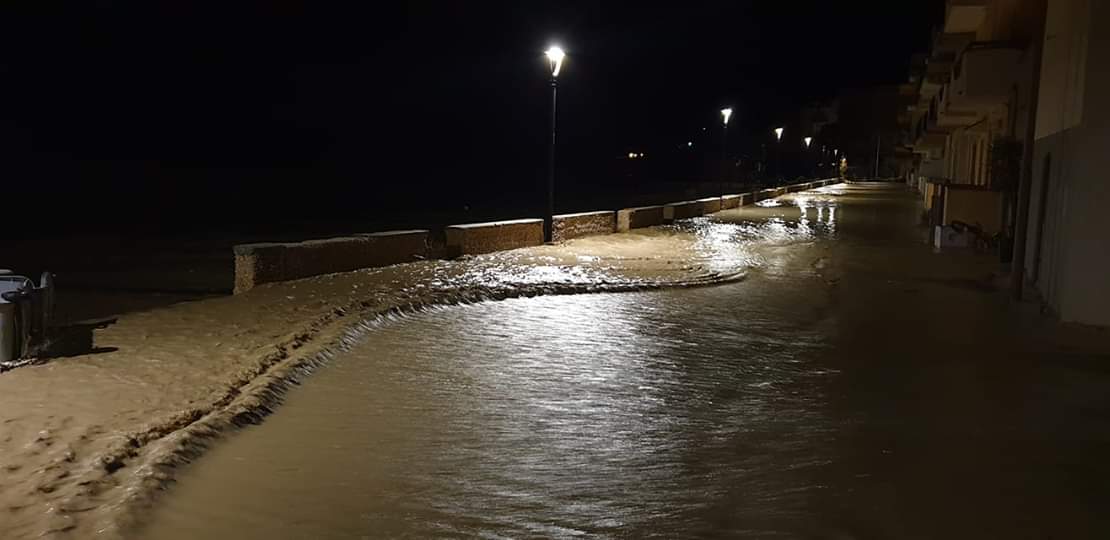 Sfollate cinque famiglie residenti nella contrada Foggia a Sciacca, dormiranno stanotte in albergo