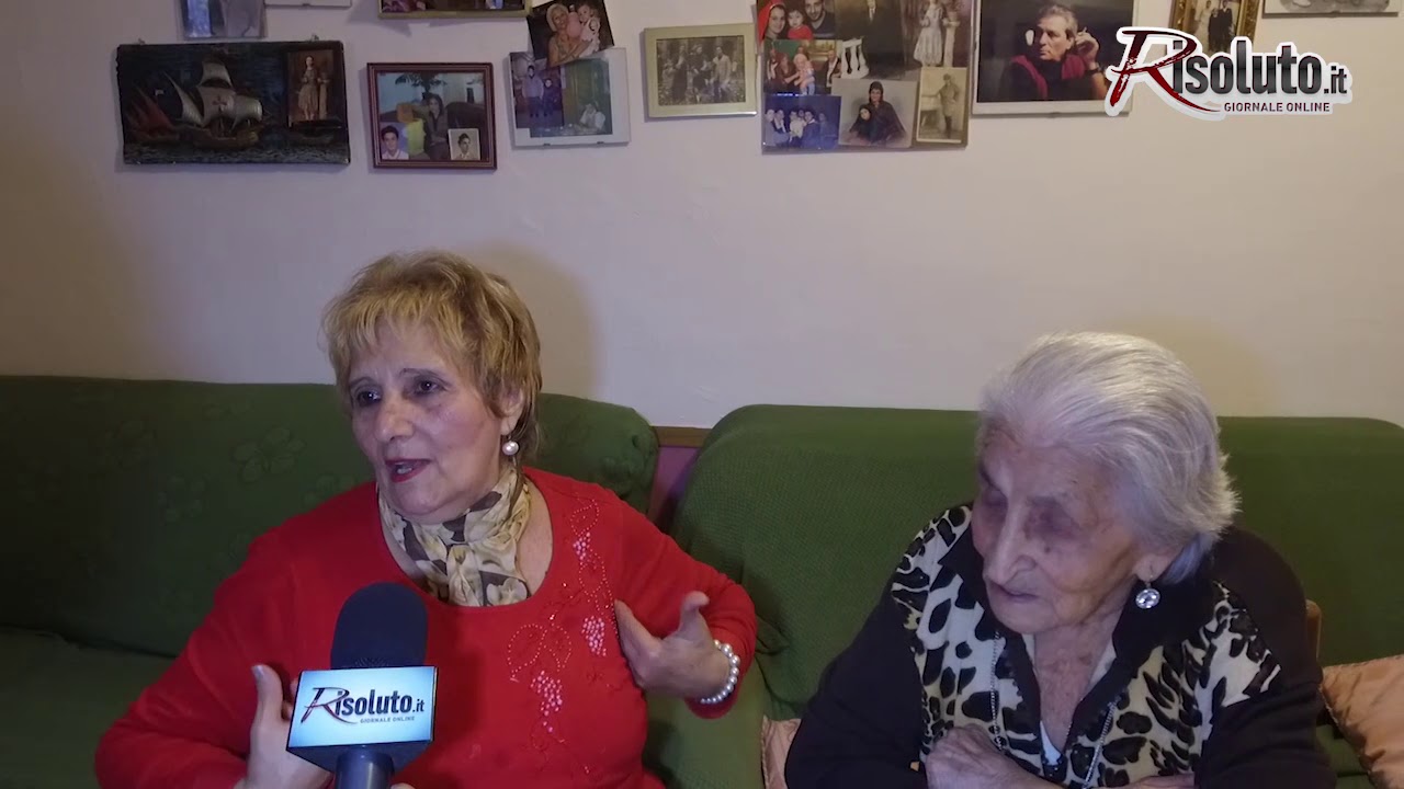 Oggi a Sciacca il compleanno di nonna Angela Marino, 104 anni e niente pillole