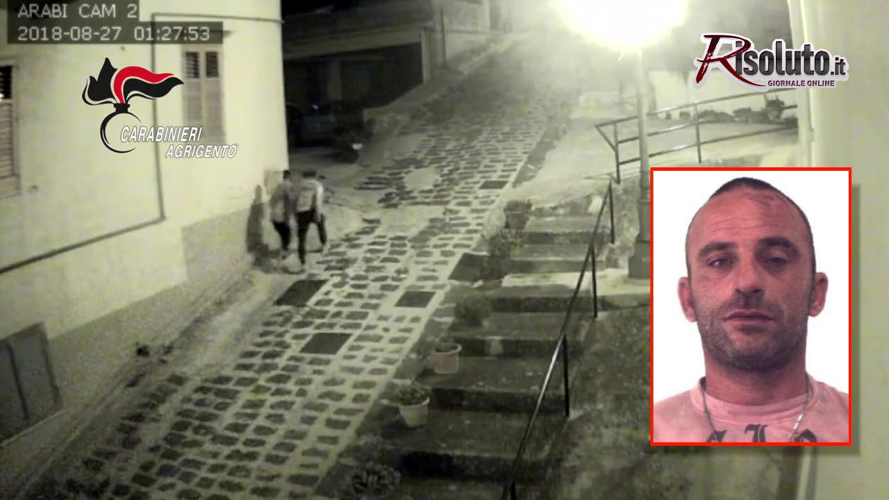 Un quarantenne palermitano arrestato dai carabinieri di Sambuca per l'incendio di 5 auto (Guarda video)