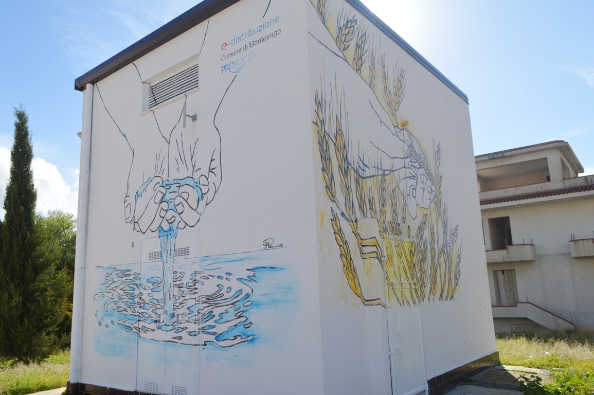 A Montevago le cabine Enel diventano opere d'arte grazie a un progetto della Pro Loco "Rutilio" in collaborazione con il Comune