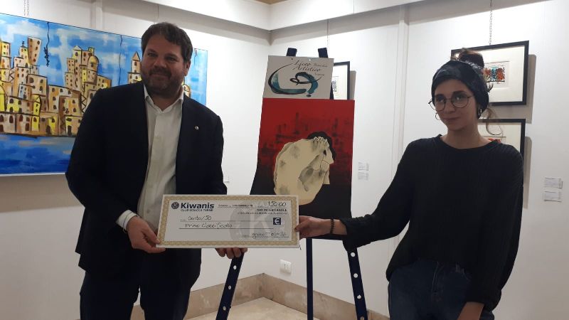 La Giornata contro la violenza alle donne, il Kiwanis premia alunni del "Bonachia" impegnati in un'estemporanea di pittura