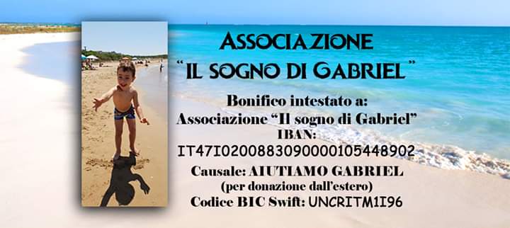 Gara di solidarietà a Ribera per il piccolo Gabriel, raccolta fondi per un complicato intervento a New York