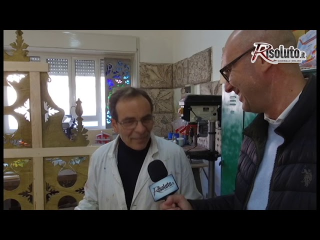 Albero di Natale realizzato con il taglio laser al liceo artistico "Bonachia" di Sciacca