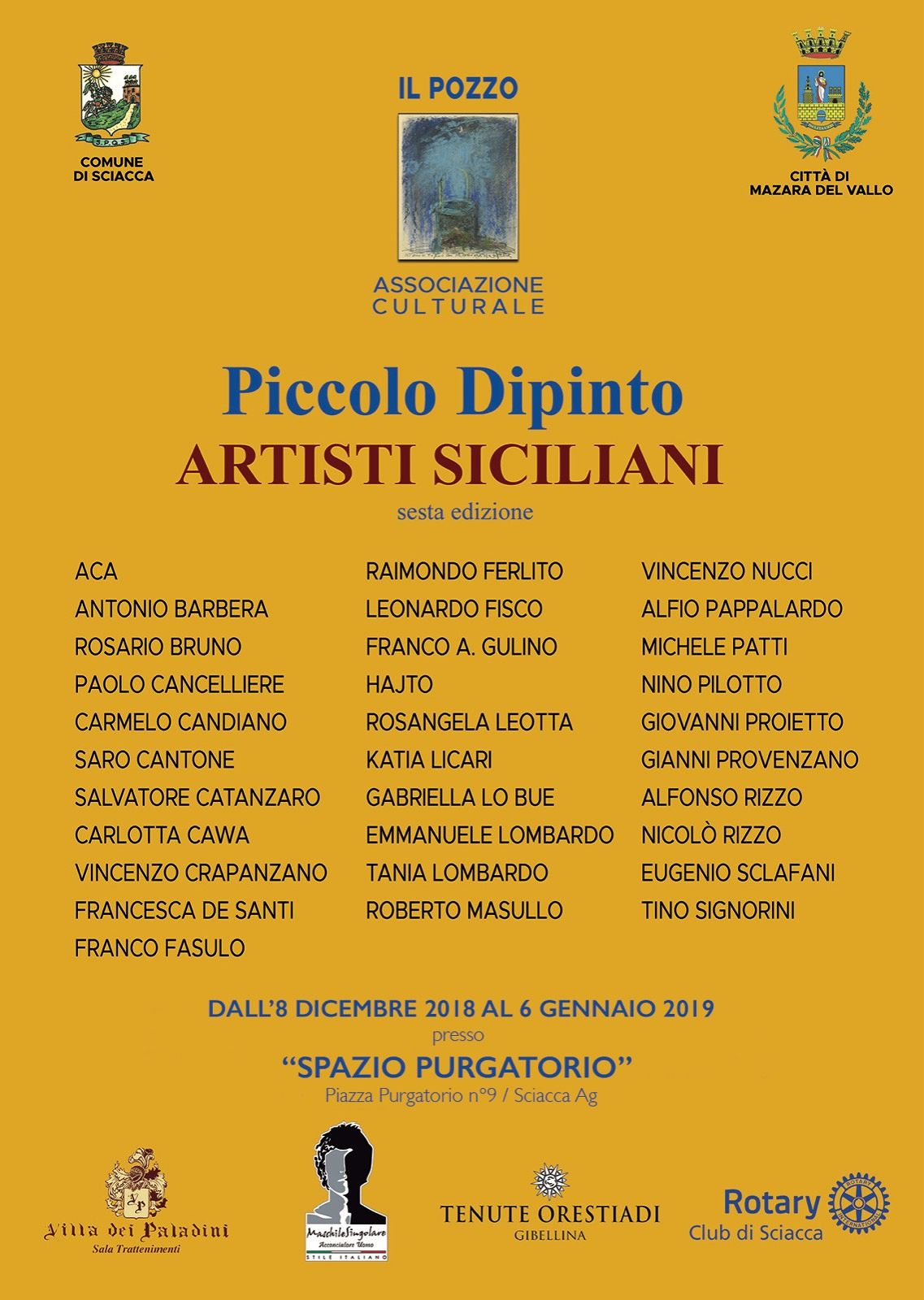 Grande successo di pubblico, a Sciacca, per la mostra “Piccolo Dipinto”
