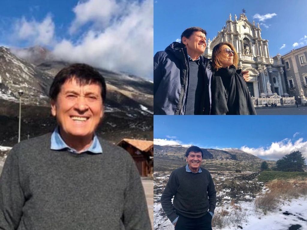 Gianni Morandi sceglie la Sicilia per festeggiare il suo compleanno