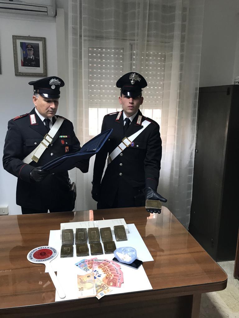 Tunisino arrestato a Ribera con un chilo di droga