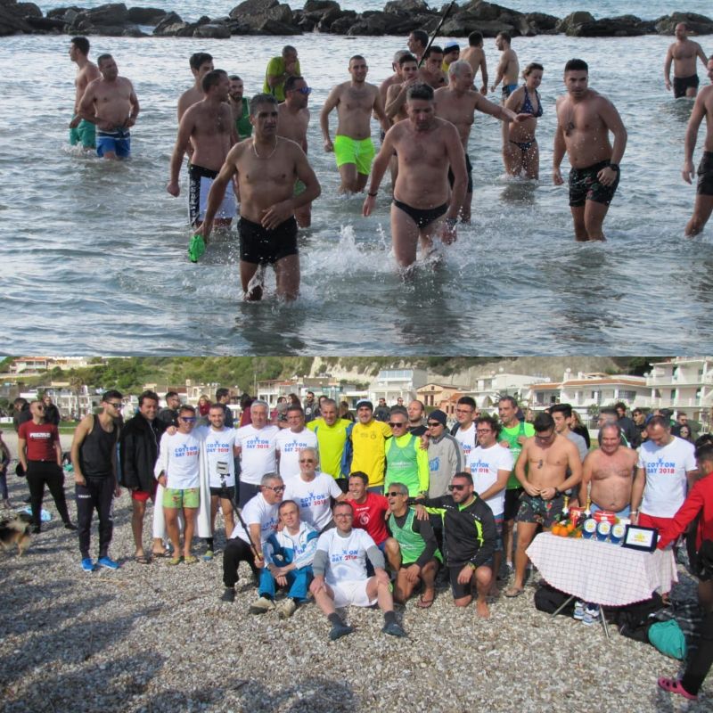 Decine di riberesi impegnati questa mattina nella pulizia della spiaggia di Seccagrande e nel  "Cotton Day"
