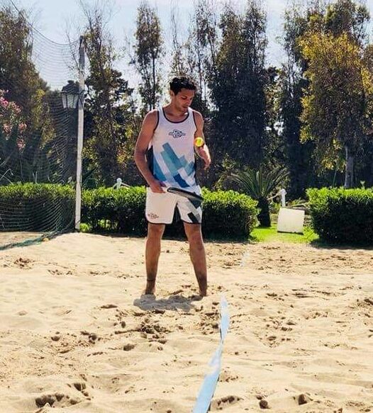 Mauro Zinna di Sciacca partecipa al torneo internazionale di beach tennis a Mantova