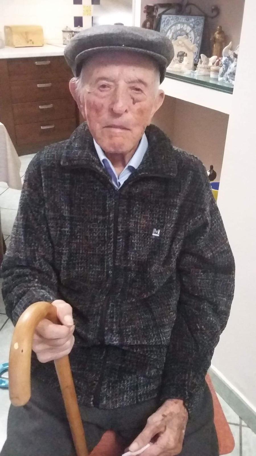 Caltabellotta festeggia Antonino Turturici che oggi compie 107 anni
