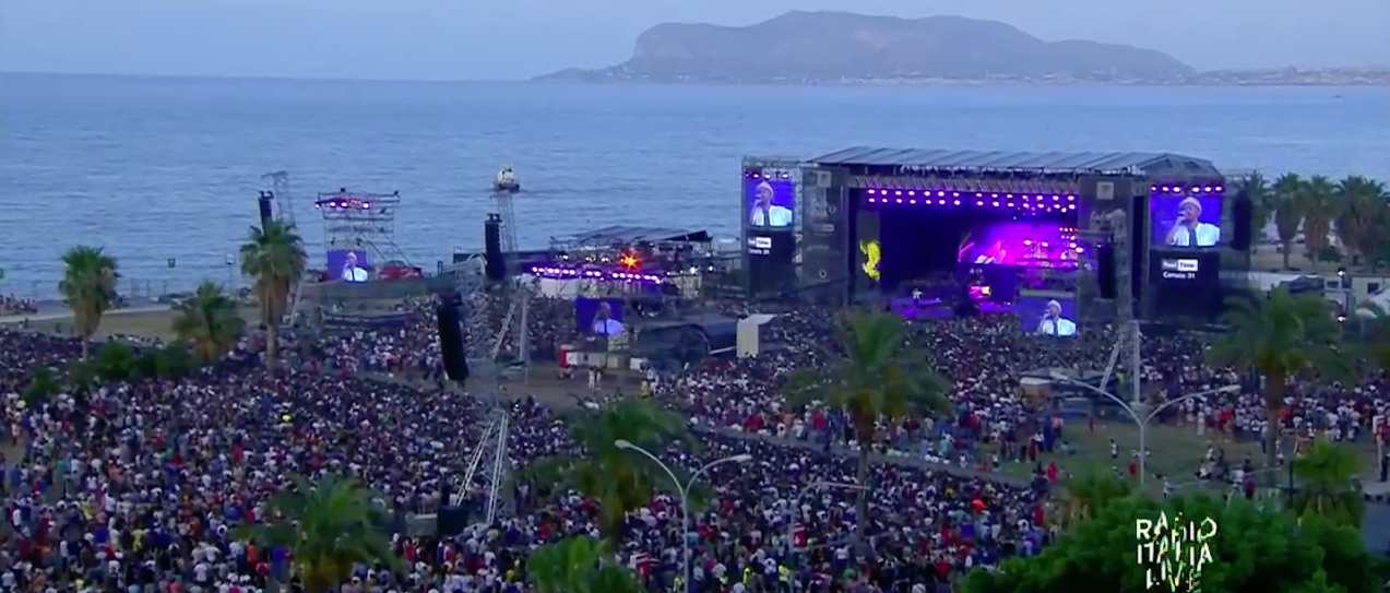 Radio Italia Live, il famoso concerto, tornerà a svolgersi a Palermo il prossimo giugno