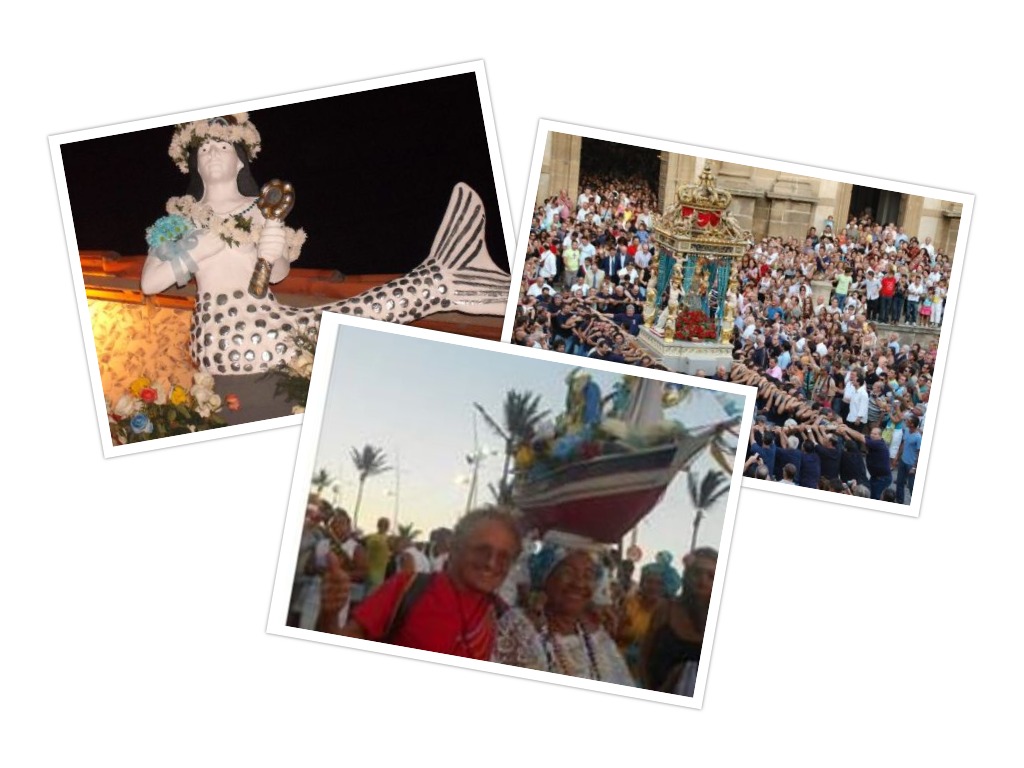 Ieri i festeggiamenti anche della Madonne-Yemanjà di Salvador Bahia in Brasile, città gemellata con Sciacca