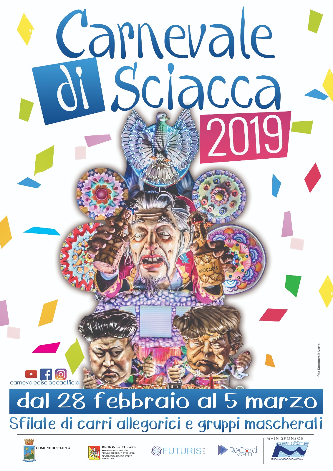 Edizione 2019 Carnevale di Sciacca, definito l'ordine di sfilata