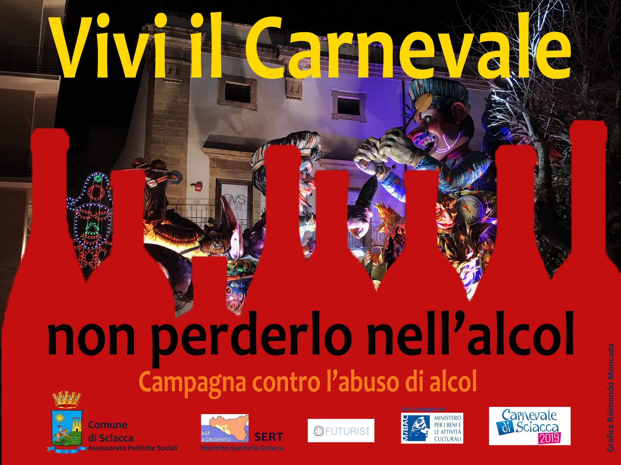 "Vivi il Carnevale, non perderlo nell'alcol", campagna di sensibilizzazione del Comune nelle scuole di Sciacca
