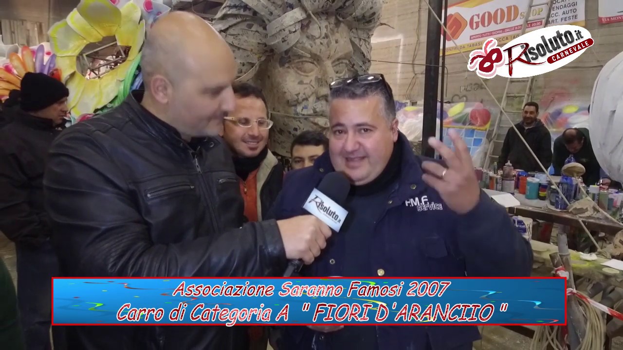 Risoluto Carnival Anteprima, carro allegorico "Fiori d'arancio"