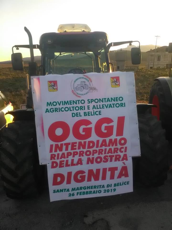 La crisi dell'agricoltura, questa mattina il Belice torna a protestare