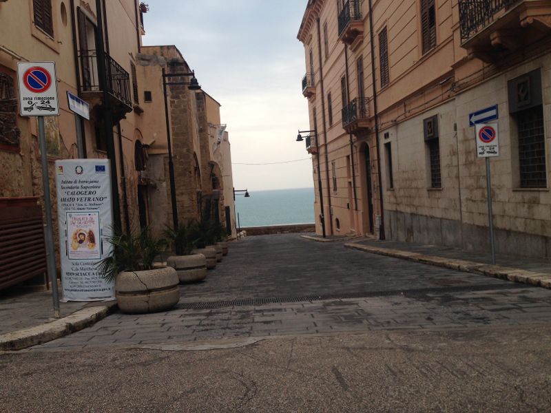 Aperta al transito questa mattina a Sciacca la Discesa Campidoglio