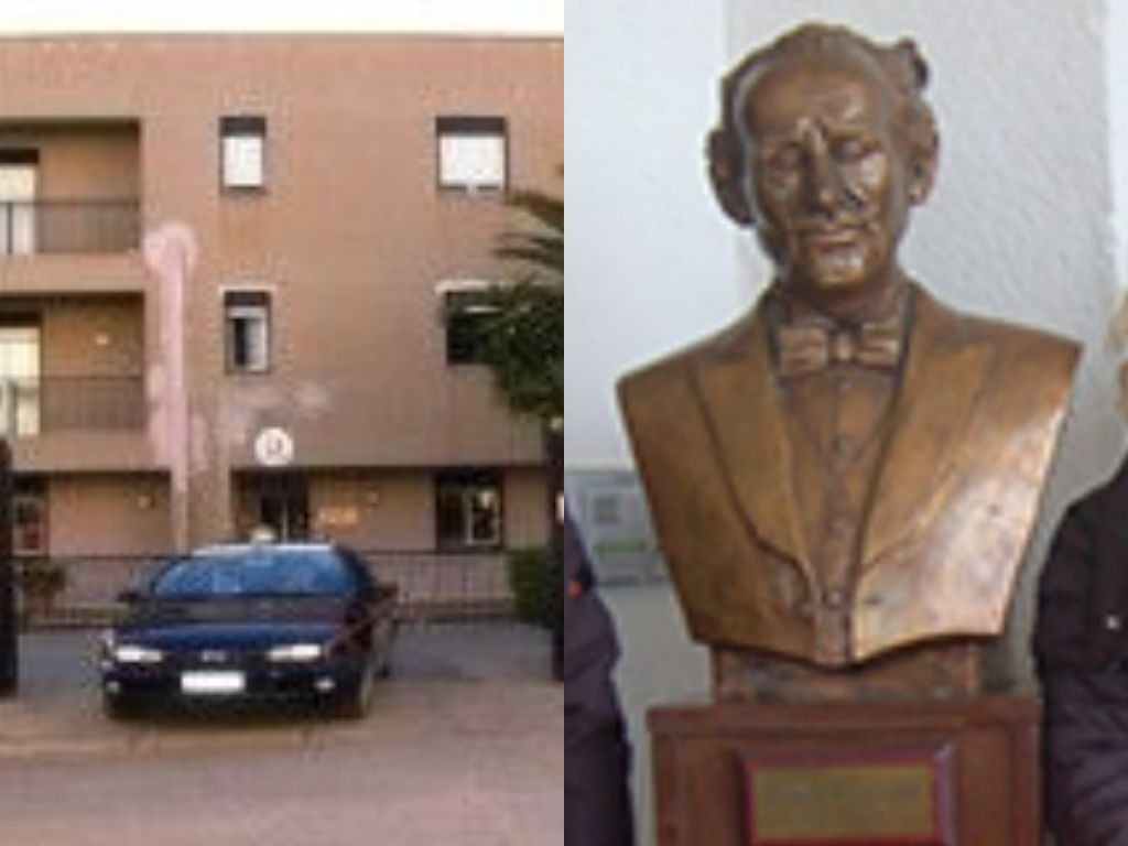 Ancora furti nelle scuole di Ribera e questa volta i ladri rubano il busto in bronzo di Toscanini dalla nuova sede dell'istituto musicale