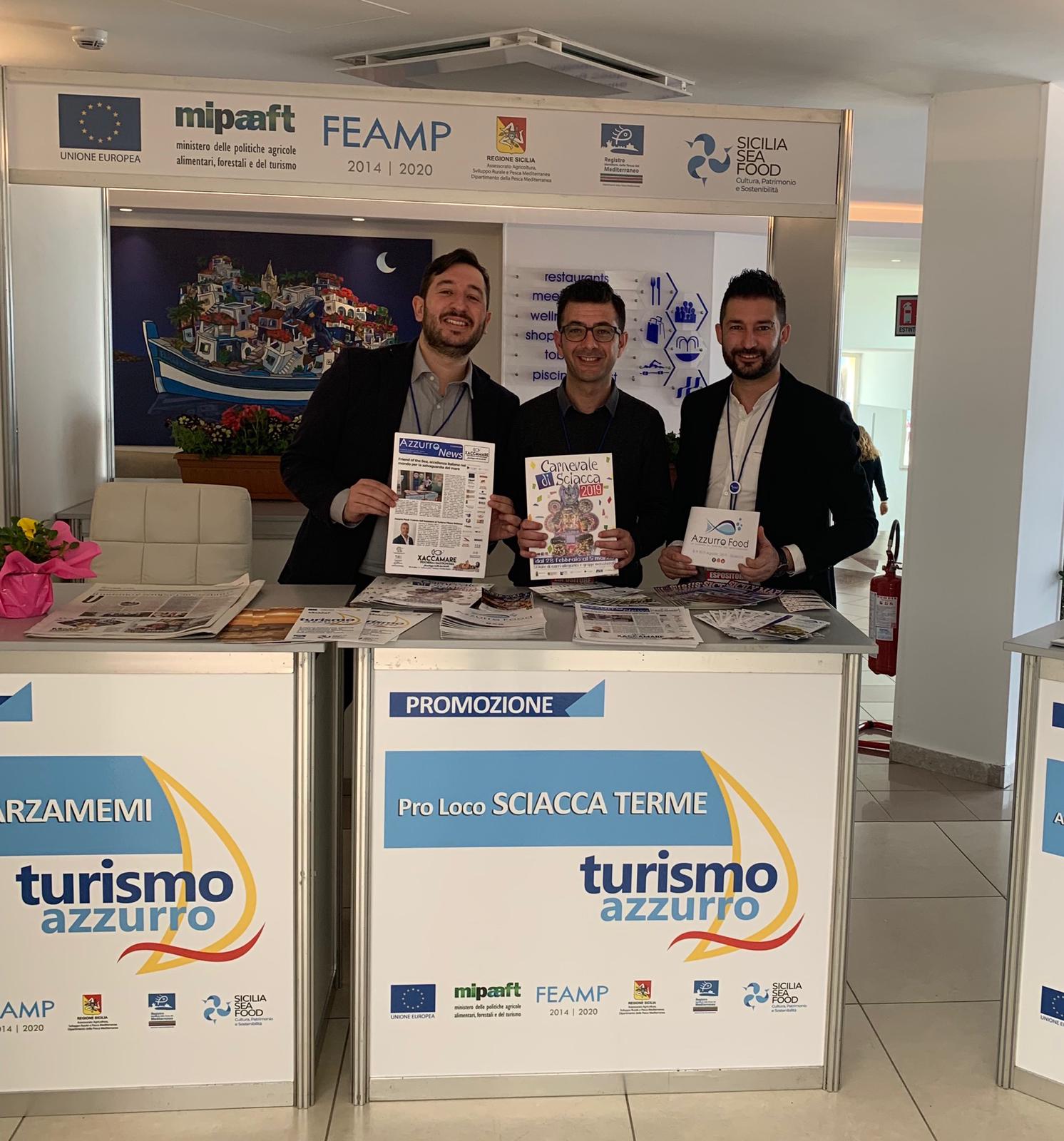 La Futuris e la Pro loco Sciacca Terme al Travelexpo a Città del Mare per promuovere “Azzurro Food”
