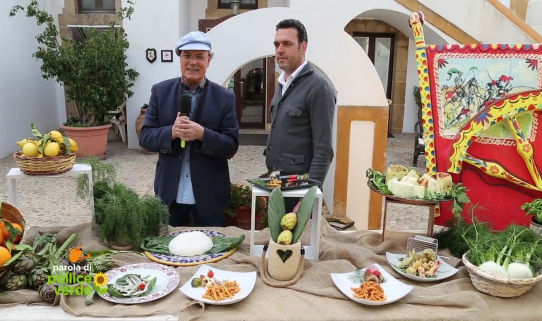 Le specialità tipiche saccensi sul programma di rete quattro "Parola di pollice verde"