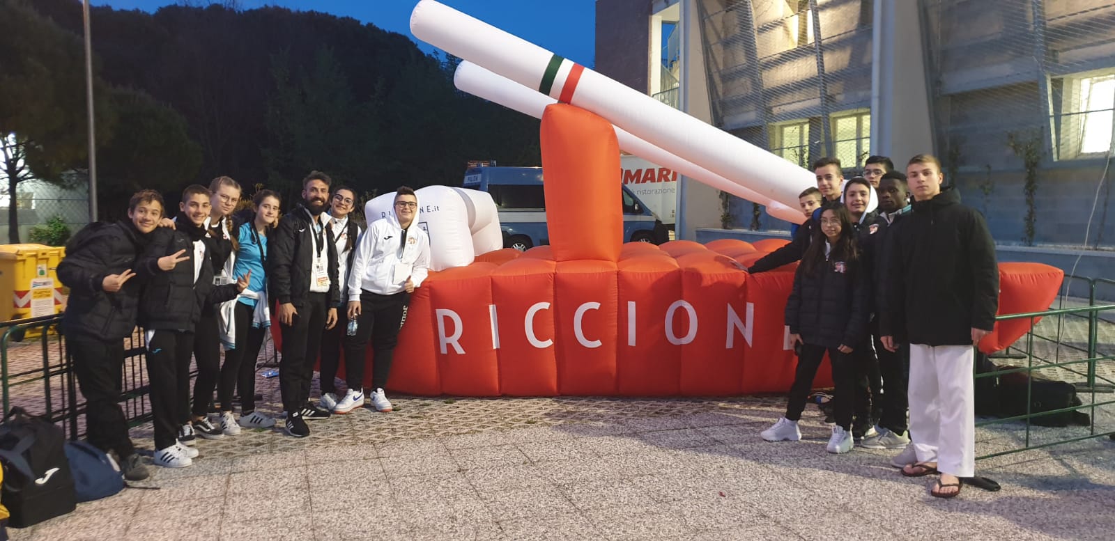 Gli atleti della Ippon Karate Lentini di Sciacca, Ribera e Sambuca di Sicilia a Riccione per il XX Adidas Open D’Italia di Karate