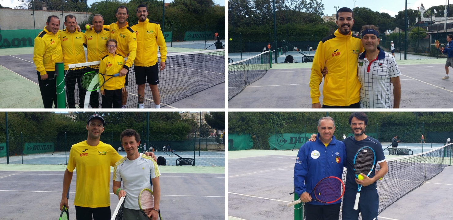 La squadra del Tennis Club Sciacca vince la prima sfida al Campionato Regionale Serie D2