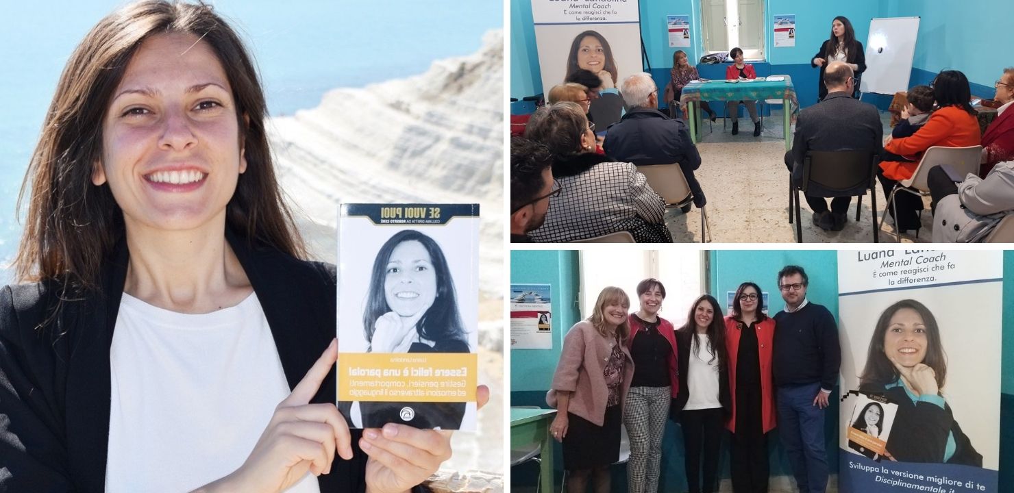 “Essere felici è una parola!”, presentato a Sciacca il best seller della Mental Coach Luana Landolina