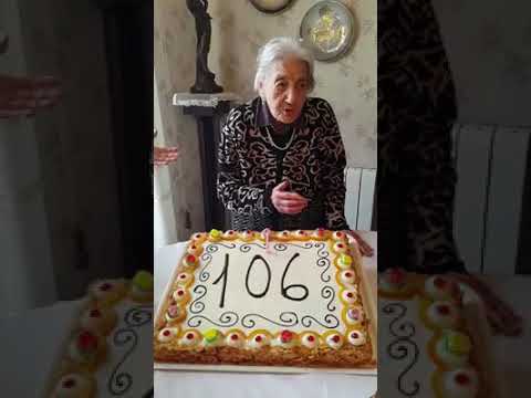 Festeggia 106 anni e declama una poesia nonna Francesca da Santa Margherita Belice