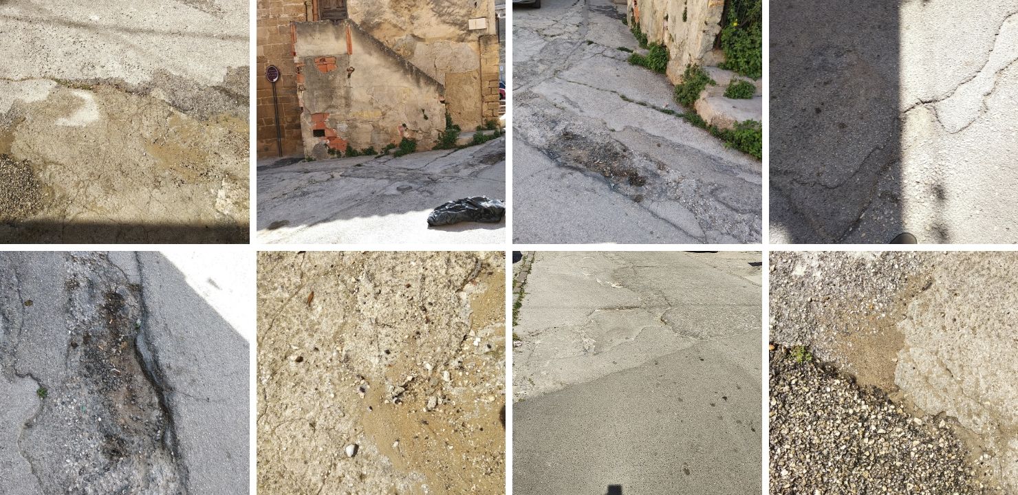 Buche, perdite idriche e spazzatura anche nel centro storico di Sciacca